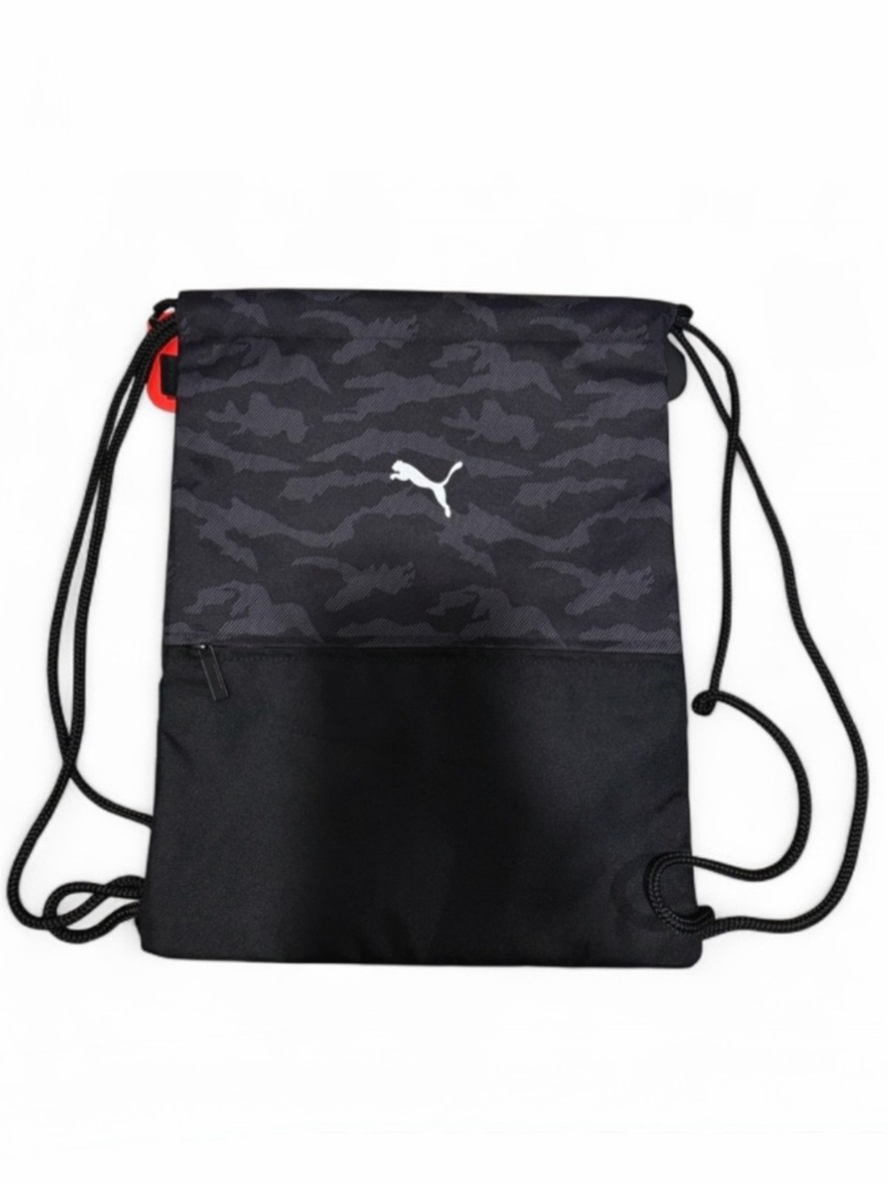 Puma Black Camouflage Design Drawstring Golf/Gym Bag (NWT)